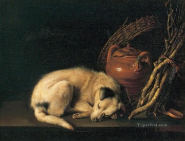ゲリット・ドゥ Painting - 犬の黄金時代 ゲリット・ドゥ